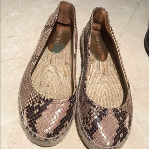 Jimmy Choo snake-like shoes